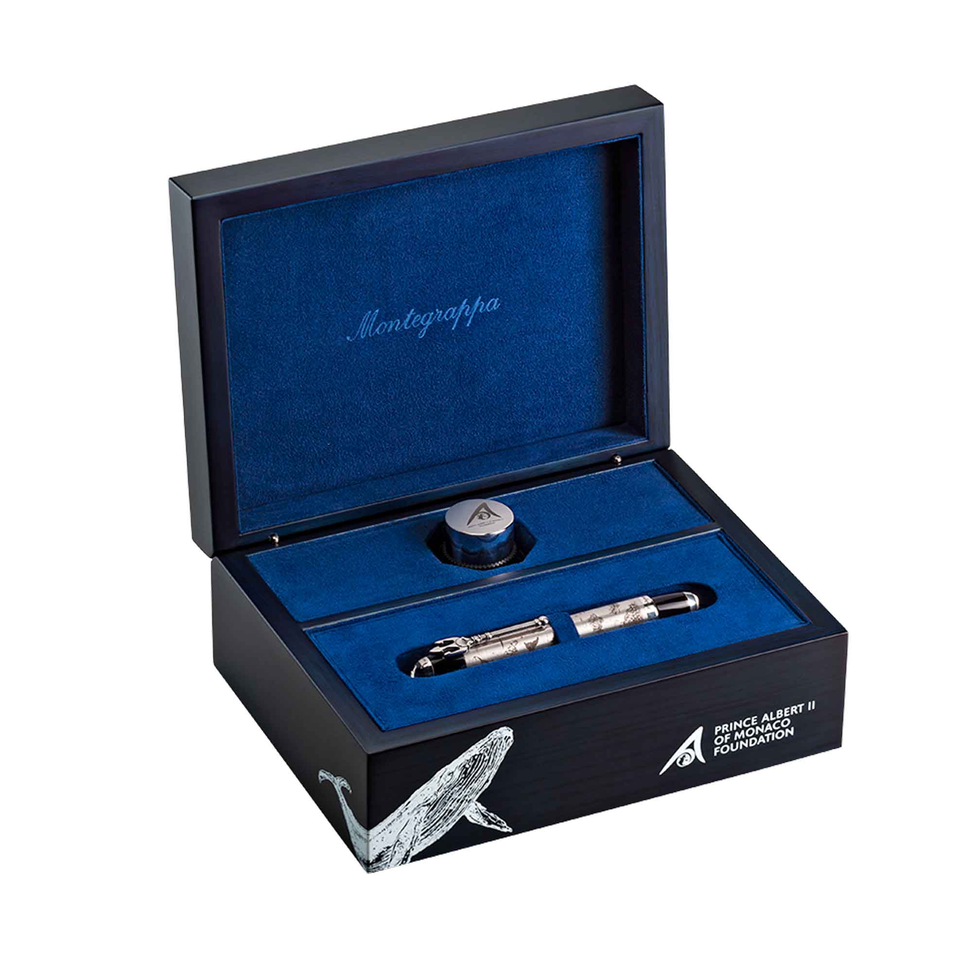 MONTEGRAPPA - Montegrappa Prince Albert II of Monaco Foundation Ocean Fountain Pen 1